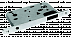 Защелка магнитная сантехническая MORELLI MM 2090 SN Цвет - Белый никель