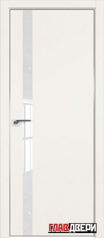 Дверь Profildoors 6E стекло Лак классик (матовая кромка) (ДаркВайт)