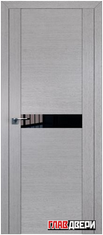 Дверь Profildoors 2.05XN стекло Черный лак (Монблан)