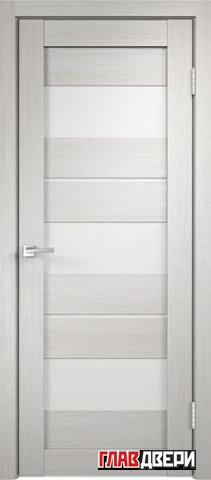 Дверь Velldoris Duplex 12 PO Лакобель белое (Дуб белый)