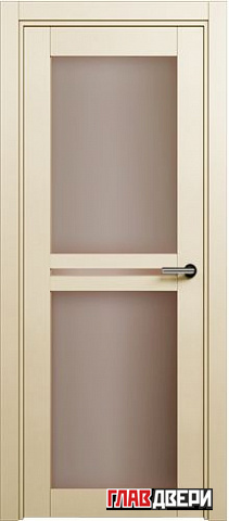 Дверь Status Elegant 143 стекло Сатинато бронза (эмаль) (RAL 1015)