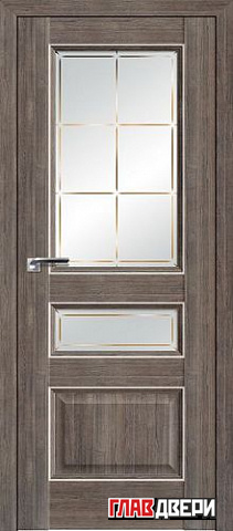 Дверь Profildoors 94XN стекло Гравировка 1 (Салинас Темный)