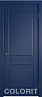 Дверь Colorit К2 ДГ (Синяя эмаль)
