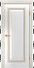 Дверь Linedoor Валенсия эмаль белая золото Б006