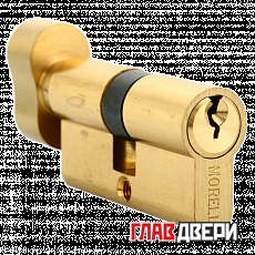 Ключевой цилиндр MORELLI с поворотной ручкой (60 мм) 60CK PG Цвет - Золото