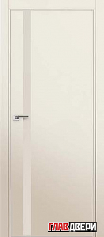 Дверь Profildoors 6E стекло Перламутровый лак (матовая кромка) (Магнолия Сатинат)