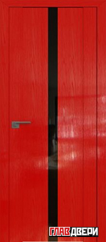 Дверь Profildoors 2.04STP стекло Черный лак (Pine Red glossy)